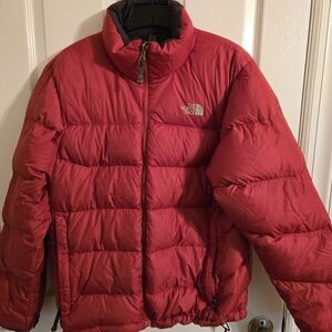 The North Face Red Puffer Jacket